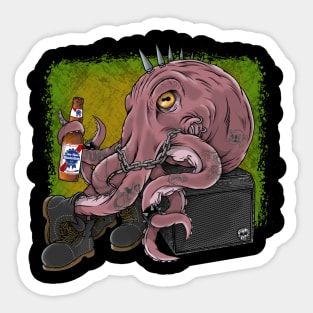 Punk Rocktopus Sticker